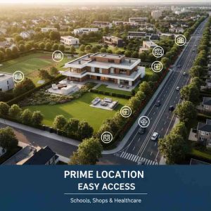 Prime Location with Easy Access to Key Amenities