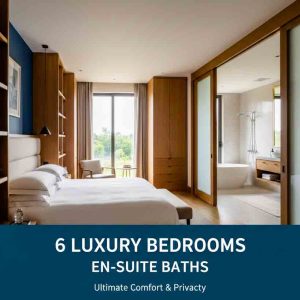 Six Generously Sized Bedrooms with En-Suite Bathrooms