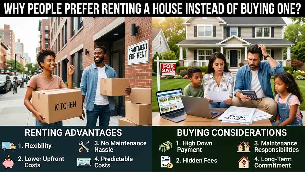 Why Do People Prefer Renting a House Instead of Buying One?